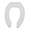 Mayfair Mayfair by Bemis Elongated White Plastic Toilet Seat 1955CT-000 - alternate 1